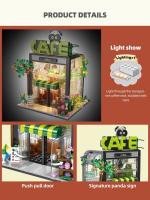 Bloques De Construcción Creativos De Ciudad Callejón Café Fábula Modelo Puzzle DIY Juguete Para Niñas Edad Recomendada 6-18 Años - details 1