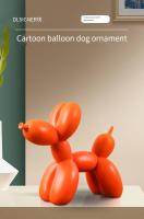 Decoración Creativa Nórdica Perro De Globo De Resina Para Sala De Estar Porche Oficina Escritorio Moderno Y Elegante - details 0