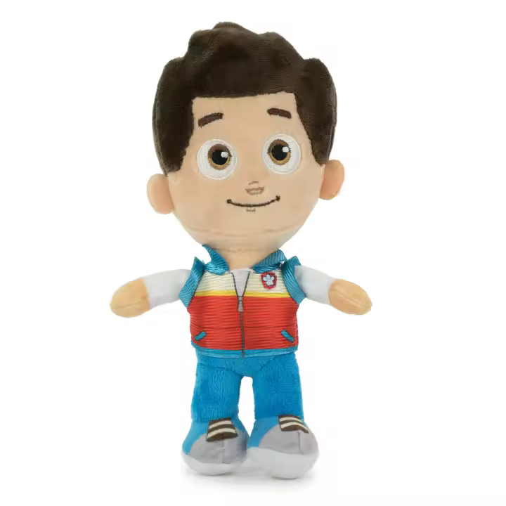 Peluche Ryder Paw Patrol 27cm, Peluche La Patrulla Canina para Niños y Niñas, Peluche Suave con ojos bordados, Regalo Cumpleaños, Navidad, Reyes - 1