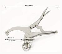 MacWork Pinza De 9 Pulgadas Para Agarrar Un Bloque De Abrazadera Fijo En La Superficie De Una Mesa De Taladro De Banco - details 0