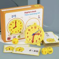 Reloj Educativo Para Niños Juguete Interesante De Horas Minutos Y Segundos Puzzle De Aprendizaje Preescolar Ayudas De Enseñanza Montessori - details 0