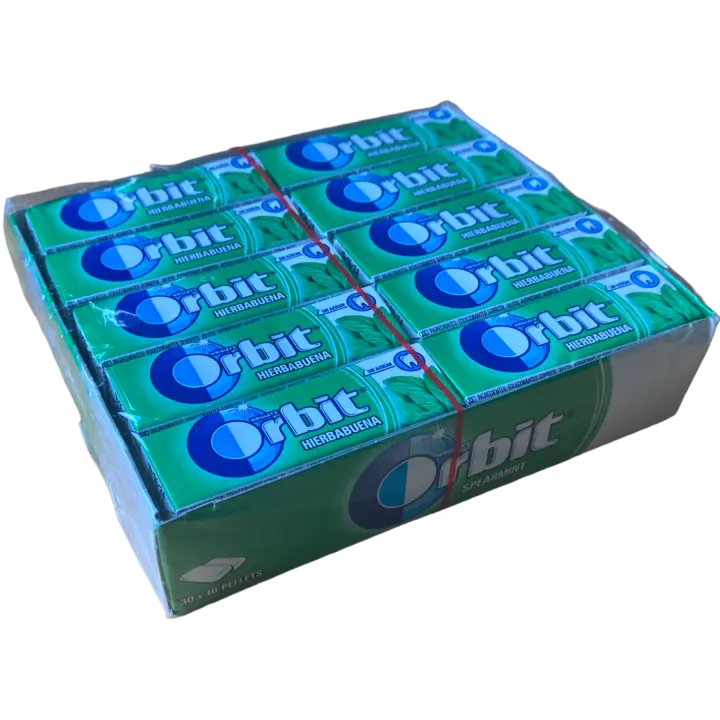 Orbit Chicle sabor Hierbabuena Sin Azúcar 30 ud (420g) - 1