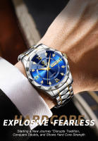 Reloj De Cuarzo Para Hombre BINBOND 2024 Auténtico Resistente Al Agua Con Espectro Nocturno Calendario Doble Y Puntos Diamantados Vidrio De Cristal Durável Estilo Lujo - details 1