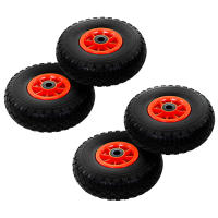 vidaXL Ruedas Carrito Sacos de PU Macizo 3.00-4 260x85 mm Carga Bricolaje Cantidad 2 unidades, 4 unidades - details 1