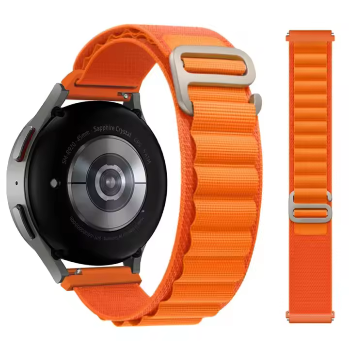 Correa De Reloj 20mm Alpine Loop Para Samsung Galaxy Watch 6-4-Classic-5-Pro-Active 2 40mm 44mm Deporte 22mm Pulsera Huawei GT 2 Material De Nylon Accesorios Para Smartwatch - 1