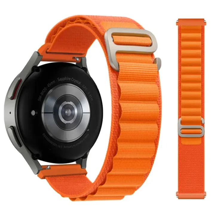 Correa De Reloj 20mm Alpine Loop Para Samsung Galaxy Watch 6-4-Classic-5-Pro-Active 2 40mm 44mm Deporte 22mm Pulsera Huawei GT 2 Material De Nylon Accesorios Para Smartwatch - 1