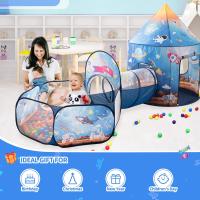 Kids Play Tent, túnel de bebé y bola Pit Kids Pop-up Tent adecuado para uso en interiores y exteriores para niños y niñas (Space Rocket) - details 7