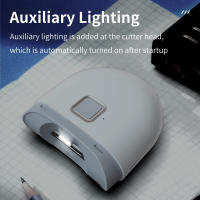 Tijeras cortauñas eléctricas totalmente automáticas para manicura, cortauñas portátil anticarne para ancianos y niños - details 5