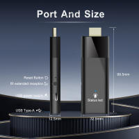 Smart TV Stick Mortal Q6S Con Control Remoto De Voz Bluetooth Android 10 Dual WIFI 2.4G/5.8G Media Player Portátil Allwinner H313 - details 12