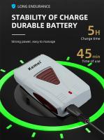 Cortador De Pelo Profesional Kemei-3382 Recargable 0mm Afeitadora Eléctrica Para Hombres Sin Cable Alta Calidad Corte Seco Y Húmedo - details 8