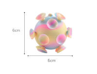 Bola Mágica Desmontable Con Aspiración 3D Juguete Para Niños Regalo Juguetes De Succión Para Entretener Y Desarrollar - details 0