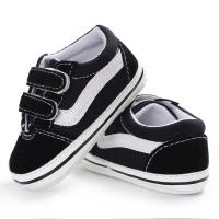 Zapatillas De Lona Para Bebé Niño Y Niña Antideslizantes Suaves Primera Caminata Clásicas Estilo Casuales Con Rayas Para Todas Las Estaciones - details 18