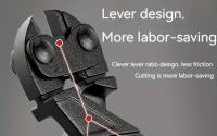Tijeras De Cable Mini Multifuncionales Cortador De Barras De Acero Herramienta De Trabajo Fácil Para Metalworking - details 10