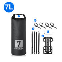 Bolsa De Manillar Para Bicicleta NEWBOLER 3L/7L Impermeable Con Tapa De Desrollo Bolsa Seca Para Ciclismo Bolsa De Pannier Para Bicicleta - details 6