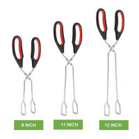 Tijeras De Barbacoa Con Pinzas De Alimentos Larga Mano Herramientas De Cocina Para Pan Y Carne Accesorios De Barbacoa - details 6