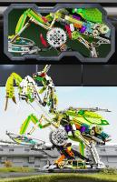 Juego De Construcción Mecánica Creativo 2024 Set De Mantis Insecto Vida Con Estándar Y Luces Bloques De Animal World Regalo Para Niños - details 5