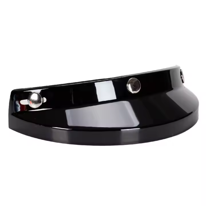 Visera Universal Para Motocicleta Con 3 Botones De Cierre Pantalla Protectora Antigolpes Para Casco De Carretera - 1