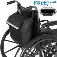 Bolsa De Ruedas Impermeable Con Bandeja Reflectora Segura Gran Capacidad Multifuncional Ayuda Para Discapacitados Bolsa De Transporte - details 3