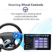 Podofo Reproductor Multimedia Para Coche 1 Din Pantalla Táctil HD FM Bluetooth USB Cámara Estéreo MP5 Universal Con Control Del Volante - details 11