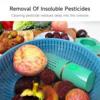 Fruit and vegetable machine cleaner, sterilization, fruit and vegetable cleaning, antibiotic decomposition, hormone removal, ozone sterilization, ultrasonic cleaning, oxygen technology, portable, household multi-function - details 10