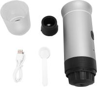 Cafetera Eléctrica portátil recargable por USB, manual, para Uso doméstico y de viaje, apta para cápsulas grandes, cápsulas Pequeños y café en Polvo, Badería Integrada de 7500 mA. - details 1