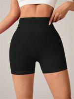 Yoga Pants Para Mujer Cintura Alta Sin Costuras Fitness Deportivas Talla Verdadera Striped Polyester Nylon - details 5
