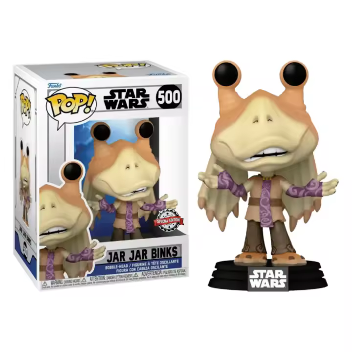 Funko Jar JAr Binks 500   Star Wars  Pop Vinyl - 1