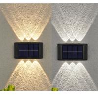 Lámpara Solar LED Exterior Sensor De Iluminación Decoración De Jardín Impermeable Luz De Pared Autocontenida Para Exterior - details 12