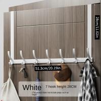 HelloYoung Portapecos De Puerta Con 6 Gancho, Gancho De Puerta Sobre La Puerta Y Soporte De Pared Para Colgar Ropa Sombrero Toalla Estilo Moderno Material Metálico - details 3