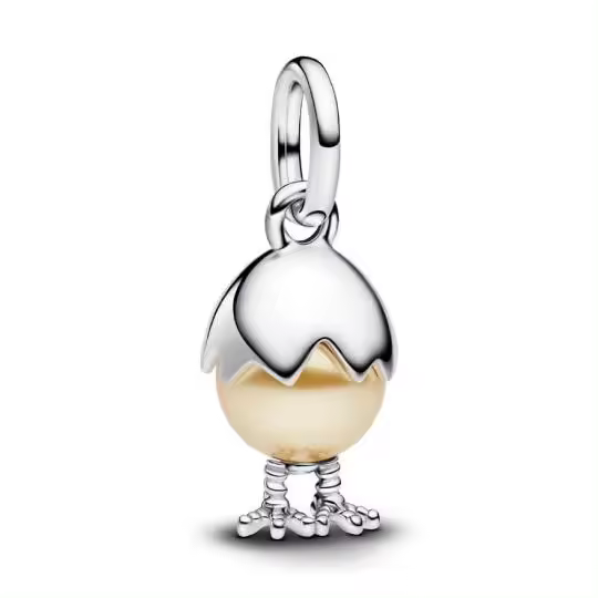 Charm Colgante PANDORA Moments 793748 C01 huevo, Viene con embalaje de Caja de regalo original. - 1