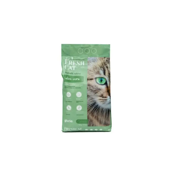 Arena para Gatos Gloria Bentonita Premium 15 kg Aloe Vera - 1