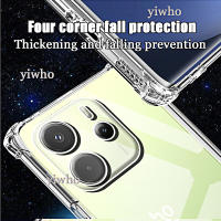 Funda De Teléfono Antichoque Para Xiaomi Redmi Note 14 4G 14Pro 14ProPlus 5G Cubierta Trasera Transparente Y Clara Accesorios Para Teléfonos Móviles - details 3