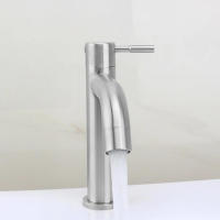 Grifo de Baño de Acero Inoxidable Plateado Grifo de Counter de Hielo Frío Individual - details 5