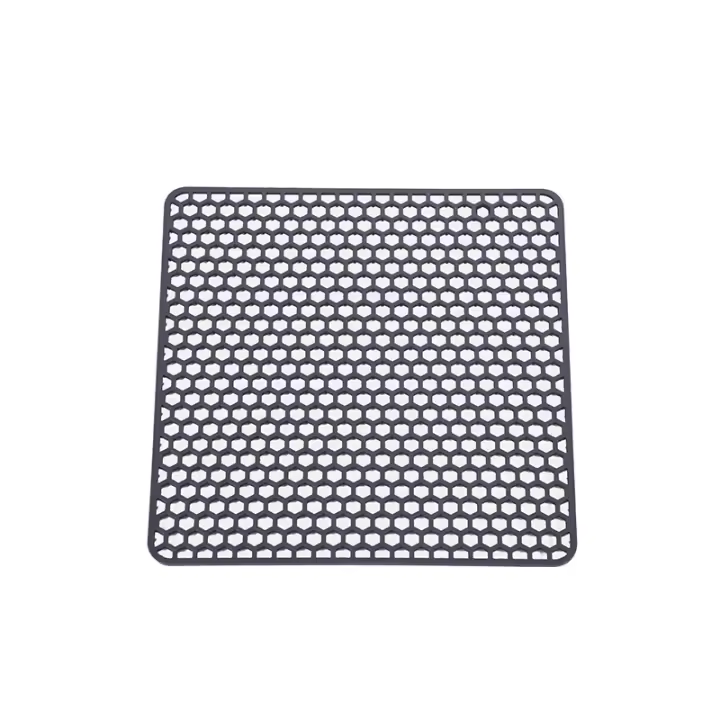 Protector de silicona para fregadero de 30,5 x 30,5 cm, para secar platos y encimeras, para fregadero de cocina - 1