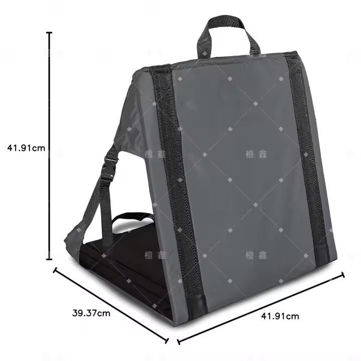 Cojín de asiento de estadio al aire libre, cojín de asiento plegable, cojín de asiento fácil de transportar, cojín de glúteos, cojín de asiento al aire libre - 1