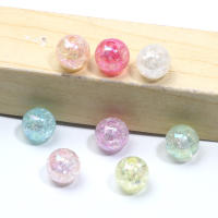 50pcs Cuentas De Acrílico Rotas De 8mm Colores Mixtos Espaciadoras Sueltas Para Fabricación De Joyas Pulseras Collares Accesorios - details 0