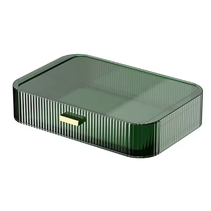Organizador de maquillaje apilable, cajones, organizadores de tocador de baño y almacenamiento, perfecto para escritorio y tocador, encimeras B - 1