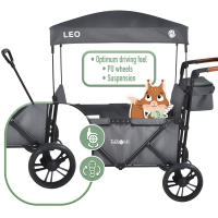 Carro de Mano LEO X2 Lite con Techo Plegable Onyx Negro - Seguridad Garantizada - details 9