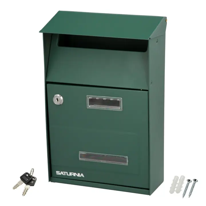 Buzon exterior country verde 215 x 320 x 105 mm. - 1