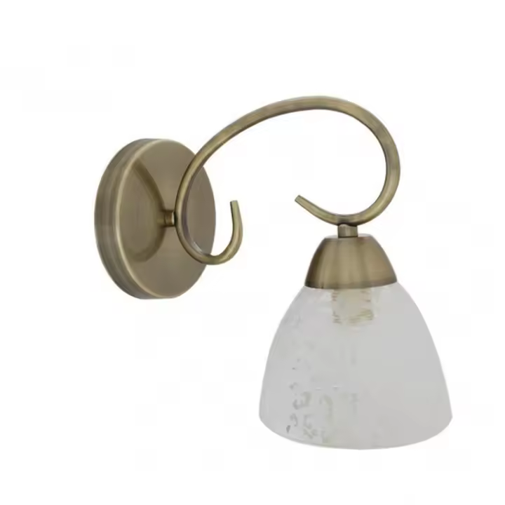 FABRILAMP Aplique Jaipur 1xe14 Cuero 21x23x12,5 Cm - Diseño Elegante - 1