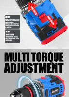 Taladro Inalámbrico JAVN 16V Con Chorro Auto-Enganchar De 70N.m 20+1 Ajustes De Torque 2 Velocidades Herramientas Eléctricas Para Hogar Y DIY - details 16