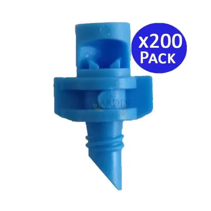 Suinga Pack 200 X Microaspersor de Riego 90º. Alcance 1 a 1,5 Metros. Ahorro de Agua - 1
