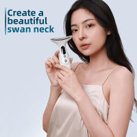 Masajeador Facial Y De Cuello EMS Con Terapia De Luz Roja Belleza Dispositivo Antienvejecimiento Vibration Sonic Reducción De Doble Barba Levantamiento De Piel - details 0