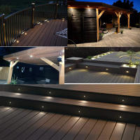 Lámpara De Pasillo Exterior 1W Mini LED Recubierta De Aluminio Impermeable Para Jardín Camino Escalera Paisaje 12V 220V - details 0