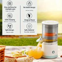 Eléctrico Exprimidor De Jugo Portátil Máquina De Batir Frutas USB Recargable Exprimidor Automático De Limón Zumo Fresco Batidora De Shakes - details 4