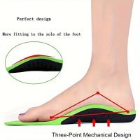 Mejor Inodoro Ortótico Soporte De Arco Para Calzado Inserto De Almohadilla Suave EVA Para Salud Del Pie Plano X/O Orthopedic Insoles - details 3