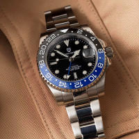 Reloj De Lujo Para Hombre PAGANI DESIGN 2025 GMT Mecánico Acero Inoxidable Cristal De Zafiro Resistantes Al Agua Y Choque Con Calendario Completo - details 0