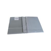Mercatienda.es Sábanas de Hostelería para cama verano 3 Piezas Lisa Gris con Jaretón ROOMERS – 50% Algodón y 50% Poliéster - details 4