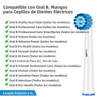 Cabezales De Repuesto Para Cepillo De Dientes Eléctrico Oral B Braun Sensitive Gum Care Paquete De 4/8/12/16 Piezas Para Adultos - details 1