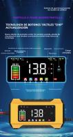 Cargador De Batería De Coche Automático 12V 6A Pantalla Color Inteligente Reparación Pulso Para AGM GEL WET Celdas De Ácido Plomo LCD - details 1